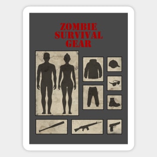 Zombie Survival Gear Magnet